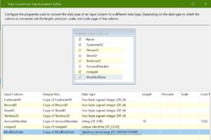 Designing a simple SSIS package using SQL Server 2016