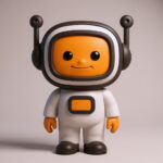 Illustration of an AI agent interacting with a database, symbolizing natural language queries without cloud or GPT license.